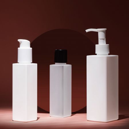 Bouteille carrée PP - Bouteille de lotion carrée en PP